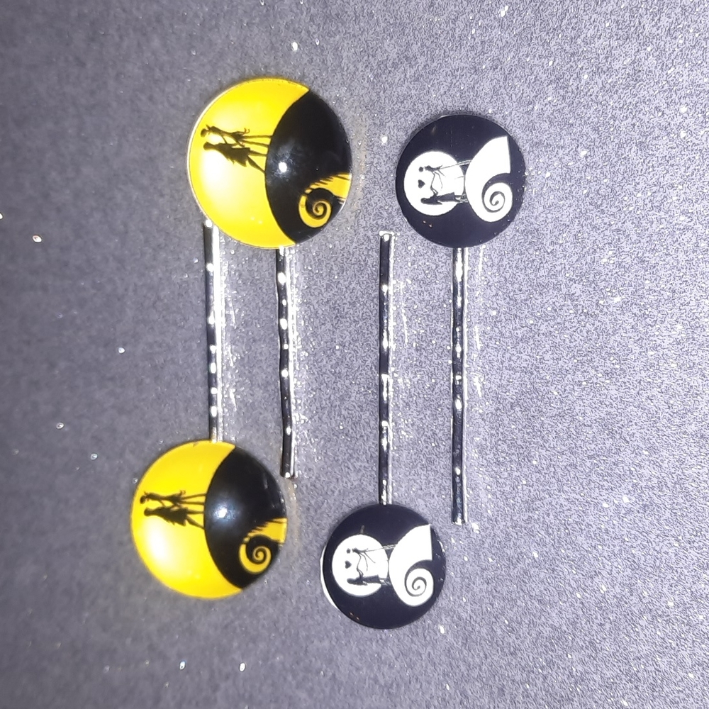 Nightmare Before Christmas Hairpins